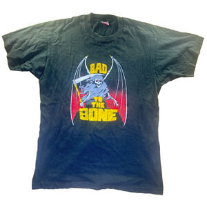 Grim Reaper Bad to the Bone Southern Heritage Flag T-shirt